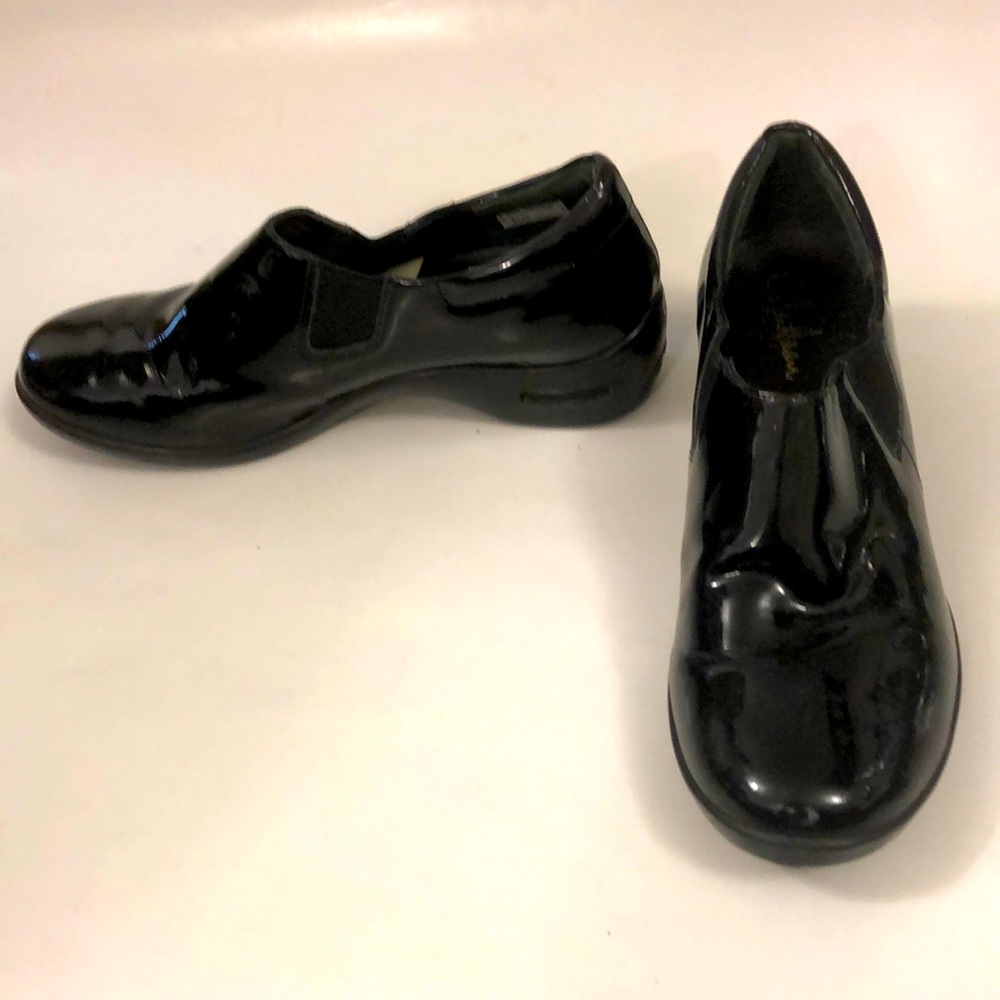 Cole Haan 9.5B Shoe Black Loafer Elastic Nike Air Waterproof Excellent Condition